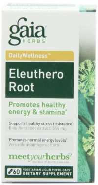 Gaia Herbs Eleuthero Root, 60 Liquid Phyto-Capsules