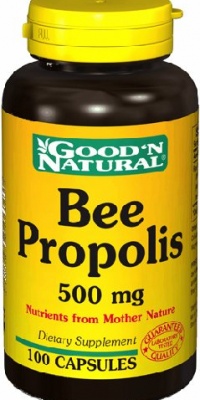 Bee Propolis 500mg - 100 caps,(Good'n Natural)