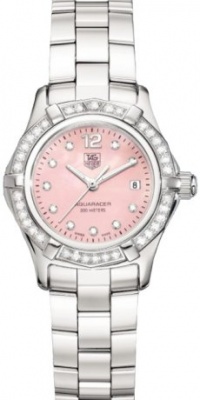 TAG Heuer Women's WAF141B.BA0813 Aquaracer Diamond Accented Watch