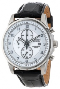 Citizen Men's CA0331-05A Eco-Drive Stainless Steel Chronograph Watch