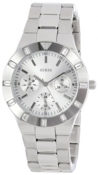 GUESS U10075L1 Feminine Hi-Shine Sport Mid-Size Watch -