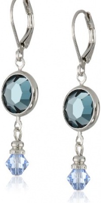 Signature 1928 Signature Crystal Jeweltones Swarovski Drop Earrings