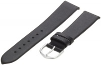 Timex Men's Q7B730 Calfskin 18mm Black Replacement Watchband