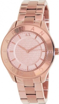 Armani Exchange Rose Gold-tone Stainless Steel Ladies Watch AX5160