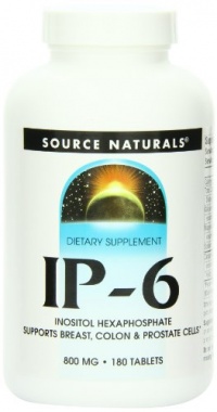 Source Naturals IP-6 Inositol Hexaphosphate, 800mg, 180 Tablets