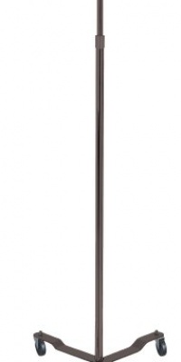 Drive Medical Economy Removable Top I. V.  Pole, Silver Vein