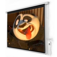 Motorized Electric Auto Projector Projection Screen 100 4:3 Display Hd