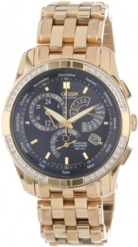 Citizen Men's BL8042-54E Eco-Drive Calibre 8700 Gold-Tone Diamond Watch