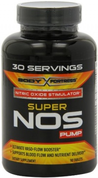 Body Fortress Super Nos Pump Tablets, 90 Count