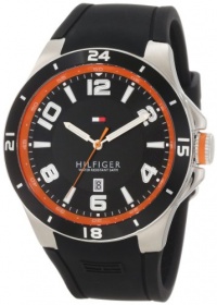 Tommy Hilfiger Men's 1790861 Sport Bezel and Silicon Strap Watch