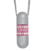 Dream Capsule 24-Inch Necklace, Reflective/Pink