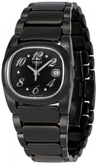 Tissot Women's T009.110.11.057.01 T Moments Black PVD Stainless Steel Watch