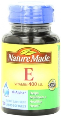 Nature Made Vitamin E 400IU, 100 Softgels (Pack of 3)