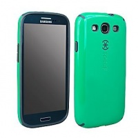 Speck Products CandyShell Glossy Case for Samsung Galaxy S3 - 1 Pack - Carrying Case - Retail Packaging - green/gray