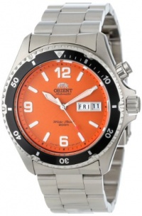 Orient Men's CEM65001M Orange Mako Stainless Steel Automatic Dive Watch