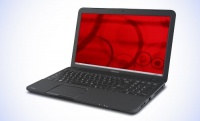 Toshiba C855D-S510 Laptop Computer / 15.6-inch Display Screen / AMD E-300 Dual-core 1.4GHz Processor / 4GB DDR3 SDRAM / 320GB Hard Drive / Double-layer DVD±RW/CD-RW / Webcam / 6-cell Battery / Windows 8 / Satin Black