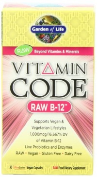 Garden of Life Vitamin Code - Raw B-12, 30-Capsules