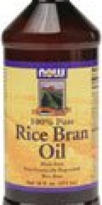 Now Foods Rice Bran Oil, 16 oz. Non-GE