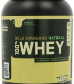 Optimum Nutrition 100% Whey Gold Standard Natural Whey, Vanilla, 2 Pound