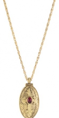 The Vatican Library Collection St. Christopher Locket Necklace,1.63