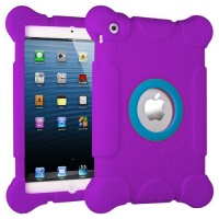 HHI iPad mini Kids Fun Play Armor Protective Case - Purple (Package include a HandHelditems Sketch Stylus Pen)