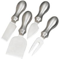 Prodyne K-4-S Stainless Steel Cheese Knives, Set of 4