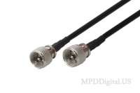 Procomm 3-Foot Coaxial Cable Jumper with PL259 Connectors