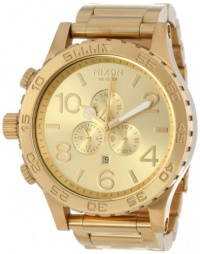 Nixon The 51-30 Chrono Gold-Tone Stainless Steel Mens Watch A083502