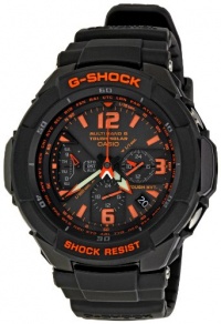 Casio Men's GW3000B-1ACR G-Shock Solar Power Black With Orange Dial Watch