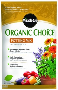 Miracle-Gro 72983510 Organic Choice Potting Mix,  32-Quart