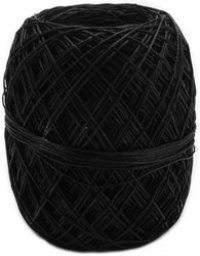 Toner Hemp Cord 20#, 400 Ft/Pkg: Black