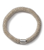 Less campy. More covet-wothy. Links of London's effervescent silver style lends a friendly edge to an it-girl's wrist.