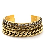 Elizabeth Cole Three Chain Cuff