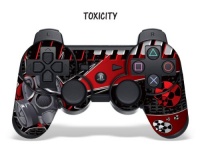 Designer Skin for Playstation 3 Remote Controller - Toxicity Red