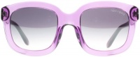 Tom Ford 0279 90W Transparent Purple Christophe Wayfarer Sunglasses Lens Category 3