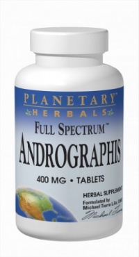 Planetary Herbals Full Spectrum Andrographis, 400 mg, Tablets , 120 tablets (Pack of 2)