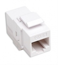 Intellinet, RJ45 Female to Female UTP CAT.6 Keystone Coupler, White