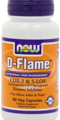 Now Foods D-flame COX-2 & 5-LOX, Veg-Capsules, 90-Count