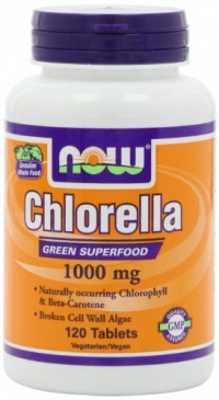 NOW Foods Chlorella 1000mg, 120 Tablets