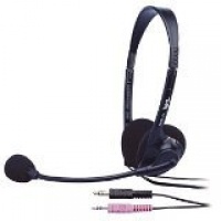 Cyber Acoustics AC-200 3.5MM Plug Stereo Speech Headset Boom Mic