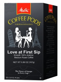 Melitta Love at First Sip Coffee Pods, 18 Count (Pack of 4)