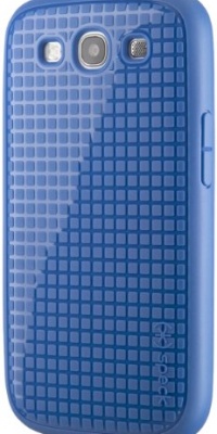 Speck Products SPK-A1424 Pixelskin HD Rubberized Cell Phone Case for Samsung Galaxy S III - 1 Pack - Retail Packaging - Cobalt Blue