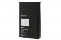 Moleskine 2013 Large Hard Cover Horizontal Weekly Planner - Black (5 x 8.25) (Planners & Datebooks)