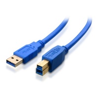 Cable Matters SuperSpeed USB 3.0 Type A to B Cable in Blue 6 Feet