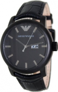 Armani Classic Collection Date Window Black Dial Men's Watch - AR0496