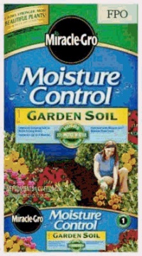 Miracle-Gro 73651300 Moisture Control Garden Soil Mix Bag, 1-Cubic-Foot