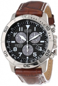 Citizen Men's BL5250-02L Eco-Drive Leather and Titanium Watch