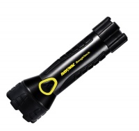 Rayovac RNR2D-B Roughneck 2D Metal Rubbermate Flashlight