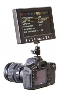 ProAm USA 7 On-Camera LCD Video Monitor Kit with RCA AV Inputs