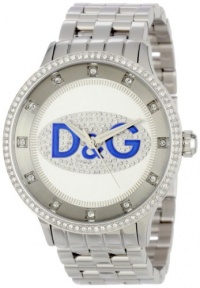 D&G Dolce & Gabbana Men's DW0133 Prime Time Rectangle TV Analog Backlight Case Watch